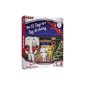 Alabama Crimson Tide NCAA Mascot Bobblehead Advent Calendar