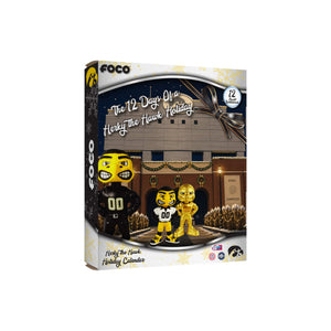 Iowa Hawkeyes NCAA Mascot Bobblehead Advent Calendar (PREORDER - SHIPS MID OCTOBER)