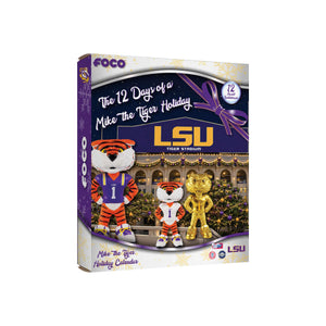 LSU Tigers NCAA Mascot Bobblehead Advent Calendar (PREORDER - SHIPS MID OCTOBER)