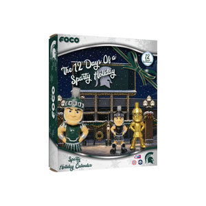 Michigan State Spartans NCAA Mascot Bobblehead Advent Calendar (PREORDER - SHIPS LATE OCTOBER)