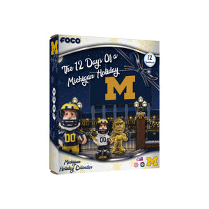 Michigan Wolverines NCAA Mascot Bobblehead Advent Calendar (PREORDER - SHIPS MID OCTOBER)