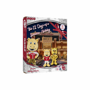 Oklahoma Sooners NCAA Mascot Bobblehead Advent Calendar (PREORDER - SHIPS MID OCTOBER)