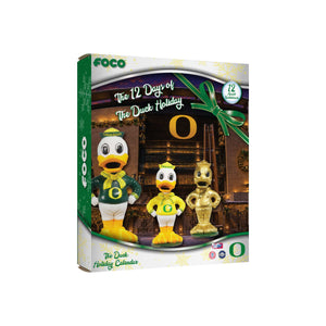 Oregon Ducks NCAA Mascot Bobblehead Advent Calendar (PREORDER - SHIPS MID OCTOBER)