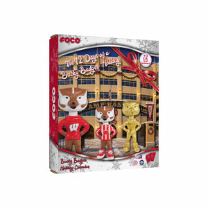 Wisconsin Badgers NCAA Mascot Bobblehead Advent Calendar (PREORDER - SHIPS MID OCTOBER)