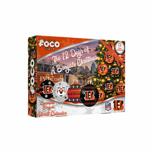 Cincinnati Bengals NFL Ornament Set Advent Calendar