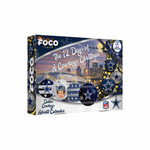 Dallas Cowboys NFL Ornament Set Advent Calendar (PREORDER - SHIPS EARLY NOVEMBER)