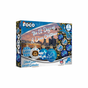 Detroit Lions NFL Ornament Set Advent Calendar