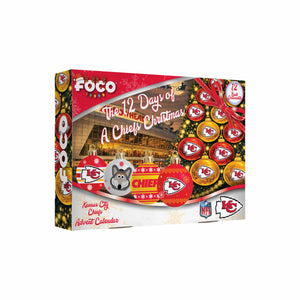 Kansas City Chiefs NFL Ornament Set Advent Calendar (PREORDER - SHIPS EARLY NOVEMBER)