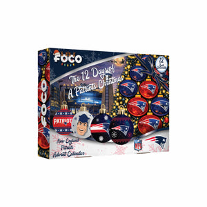 New England Patriots NFL Ornament Set Advent Calendar