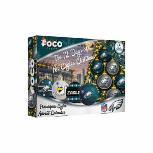 Philadelphia Eagles NFL Ornament Set Advent Calendar (PREORDER - SHIPS LATE OCTOBER)