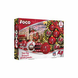 Tampa Bay Buccaneers NFL Ornament Set Advent Calendar