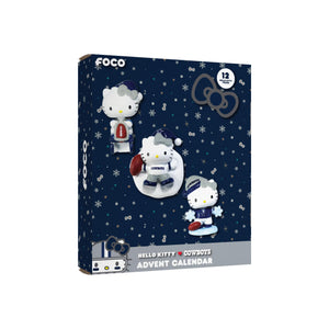 Dallas Cowboys NFL Hello Kitty® Bobblehead Advent Calendar (PREORDER - SHIPS MID OCTOBER)