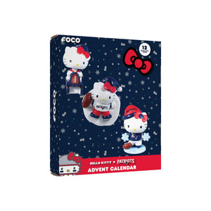 New England Patriots NFL Hello Kitty® Bobblehead Advent Calendar (PREORDER - SHIPS MID OCTOBER)