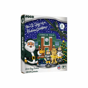Green Bay Packers NFL Mascot Bobblehead Advent Calendar (PREORDER - SHIPS MID OCTOBER)