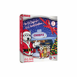 Kansas City Chiefs NFL Mascot Bobblehead Advent Calendar (PREORDER - SHIPS LATE SEPTEMBER)