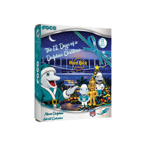 Miami Dolphins NFL Mascot Bobblehead Advent Calendar (PREORDER - SHIPS LATE SEPTEMBER)