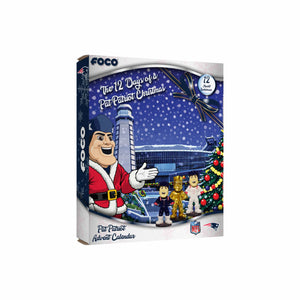 New England Patriots NFL Mascot Bobblehead Advent Calendar (PREORDER - SHIPS LATE SEPTEMBER)