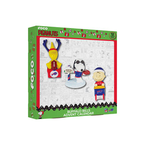 Buffalo Bills NFL Peanuts Bobblehead Advent Calendar (PREORDER - SHIPS LATE OCTOBER)