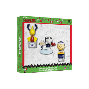 Dallas Cowboys NFL Peanuts Bobblehead Advent Calendar (PREORDER - SHIPS LATE OCTOBER)