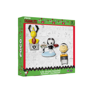 Las Vegas Raiders NFL Peanuts Bobblehead Advent Calendar (PREORDER - SHIPS LATE OCTOBER)