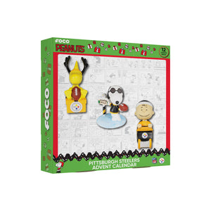 Pittsburgh Steelers NFL Peanuts Bobblehead Advent Calendar (PREORDER - SHIPS LATE OCTOBER)