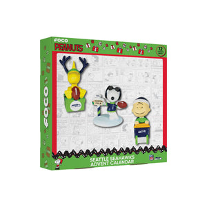 Seattle Seahawks NFL Peanuts Bobblehead Advent Calendar (PREORDER - SHIPS LATE OCTOBER)
