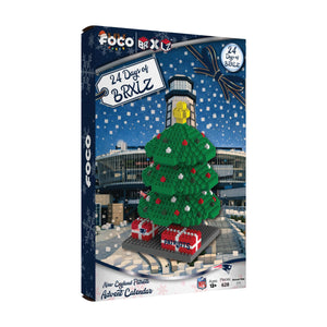 New England Patriots NFL BRXLZ Tree Advent Calendar