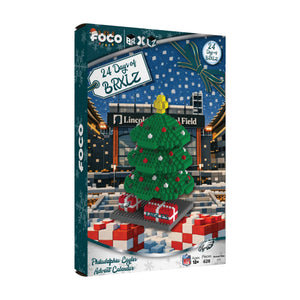 Philadelphia Eagles NFL BRXLZ Tree Advent Calendar