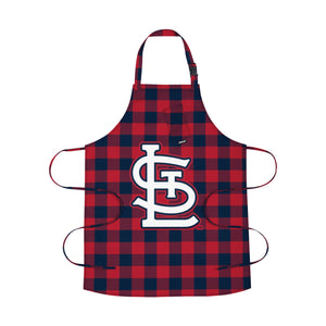 St Louis Cardinals MLB Plaid Apron