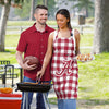 Alabama Crimson Tide NCAA Plaid Apron