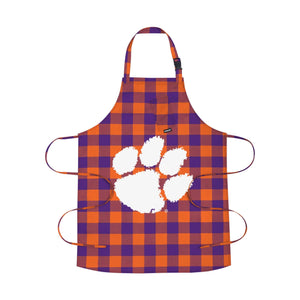 Clemson Tigers NCAA Plaid Apron