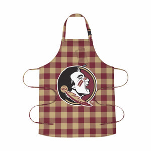 Florida State Seminoles NCAA Plaid Apron