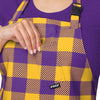 LSU Tigers NCAA Plaid Apron