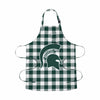 Michigan State Spartans NCAA Plaid Apron