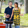 Michigan Wolverines NCAA Plaid Apron