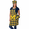 Michigan Wolverines NCAA Plaid Apron