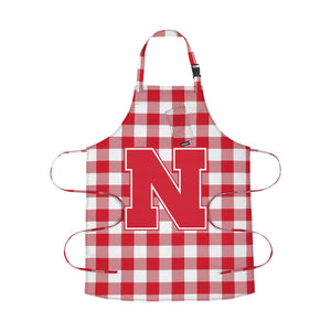Nebraska Cornhuskers NCAA Plaid Apron