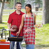 Ohio State Buckeyes NCAA Plaid Apron