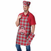 Ohio State Buckeyes NCAA Plaid Apron