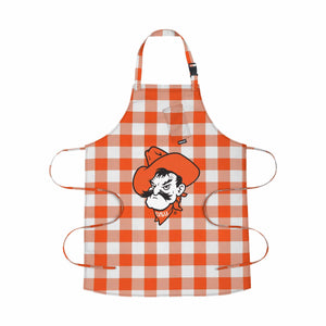 Oklahoma State Cowboys NCAA Plaid Apron