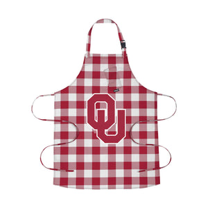 Oklahoma Sooners NCAA Plaid Apron