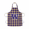 Washington Huskies NCAA Plaid Apron