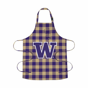 Washington Huskies NCAA Plaid Apron