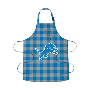 Detroit Lions NFL Plaid Apron