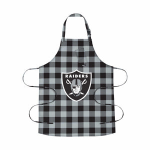 Las Vegas Raiders NFL Plaid Apron