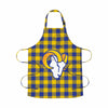 Los Angeles Rams NFL Plaid Apron