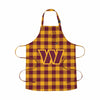 Washington Commanders NFL Plaid Apron