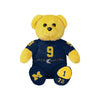 Michigan Wolverines NCAA 2023 Football National Champions JJ McCarthy Team Beans Embroidered Player Bear