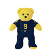 Michigan Wolverines NCAA 2023 Football National Champions JJ McCarthy Team Beans Embroidered Player Bear