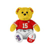 Kansas City Chiefs NFL Super Bowl LVIII Champions Patrick Mahomes Team Beans Embroidered Player Bear